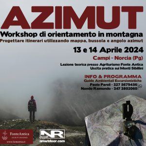 AZIMUT – Progettare itinerari utilizzando mappa, bussola e angolo azimut