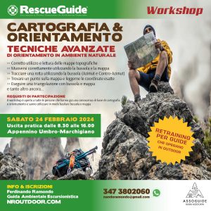 Workshop – Tecniche avanzate di cartografia e orientamento in ambiente naturale